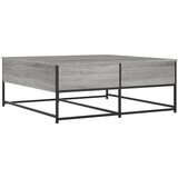  Stolić za kavu boja sivog hrasta 100x99x40 cm konstruirano drvo | shoptok.hr