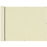 vidaXL Balkonsko Platno Oksford Tekstil 90x400 cm Kremne Barve, (20611058) | Shoptok.si