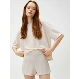 Koton Pajama Top - Ecru - Short