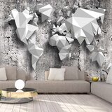  Samoljepljiva foto tapeta - World Map: Origami 392x280 Cijene