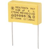 TRU COMPONENTS MKP-X2 MKP-X2-Kondenzator za uklanjanje poremećaja radijalno ožičen 0.68 µF 275 V/AC 10 % 27.5 mm (D x Š x | Eponuda.ba