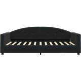 Dnevni krevet crni 100 x 200 cm baršunasti | shoptok.hr