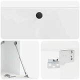TV Omarica za TV, ki jo lahko montiraš na steno Bela visok sijaj, (5000220393) | Shoptok.si