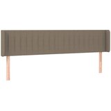 Uzglavlje s ušima smeđesivo 203x16x78/88 cm od tkanine | shoptok.hr