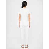 Armani Exchange Majica srebrna / transparentna / bela | Shoptok.si