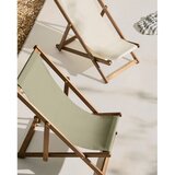 Kave Home svetlo siv zložljiv ležalnik za plažo iz akacijevega lesa la forma adredna | Shoptok.si