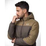 Ea7 Emporio Armani TRAIN ATHLETIC COLOUR BLOCK PUFFY JACKET Smeđa | shoptok.hr
