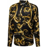 Versace Jeans Couture Košulja smeđa / zlatna / crna / bijela