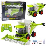  Kombajn na daljinsko upravljanje Harvester sa nastavkom za kukuruz i dimnim efektima 2in1 - zeleni | shoptok.hr