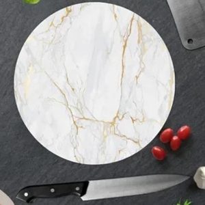 Marble staklena daska Ø32cm