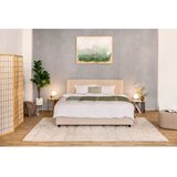 Bonami Selection Bež oblazinjena zakonska postelja s prostorom za shranjevanje z letvenim dnom 160x200 cm Myra Slim Line – | Shoptok.si