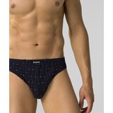 Atlantic 3-PACK Men's Sport briefs - dark blue/blue Cene