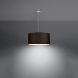 Nice Lamps Crna viseća svjetiljka s tekstilnim sjenilom ø 50 cm Volta – | shoptok.hr