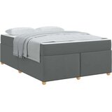  Okvir kreveta s madracem Ostalo Tamno siva 140 x 200 cm tkanina | shoptok.hr