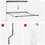  Okvir tende Zelena i bijela 300 x 250 cm | shoptok.hr