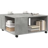  Stolić za kavu siva boja betona 80x80x40 cm konstruirano drvo | shoptok.hr