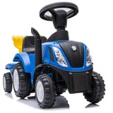  Dječji traktor guralica s prikolicom New Holland plavi | shoptok.hr