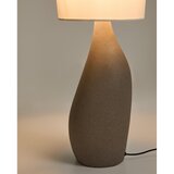 Kave Home Bela/svetlo siva namizna svetilka s tekstilnim senčilom (višina 77 cm) Viona – | Shoptok.si