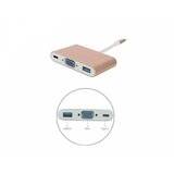 USB tip c na vga + usb 3.0 adapter 3.1 UVA-23 Cene