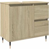 Maison Chic Kopalniška omarica za umivalnik - Umivalniška omarica sonoma 65x33x60 cm inž. les, (21759018) Cene