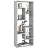  Zidna polica siva boja betona 36 x 16 x 90 cm konstruirano drvo | shoptok.hr