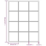 vidaXL Stensko ogledalo 2 kosa črno 80x60 cm kovinsko | Shoptok.si