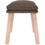  Tabure smeđesivi 45 x 29,5 x 35 cm od tkanine | Shoptok.si