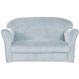 Roba Svetlo modra žametna otroška sedežna garnitura 78 cm Lil Sofa – | Shoptok.si