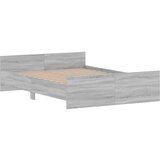  Kreveta s uzglavljem i podnožjem boja hrasta 140x190 cm | shoptok.hr