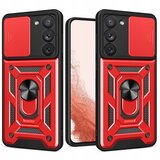 HURTEL Hybrid Armor Camshield za Samsung Galaxy S23 Plus - Crvena | shoptok.hr