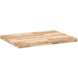 Stolna ploča 80 x 60 x 4 cm pravokutna od masivnog drva bagrema | shoptok.hr