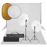  Komplet za foto studio z lučmi, ozadjem in odbojnikom Cene