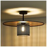  Duolla - Plafonski luster TOKYO RATTAN 1xE27/15W/230V Ø 50 cm zlatna/crna | Eponuda.com