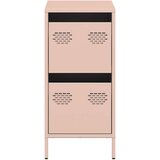 vidaXL Komoda roza 35x39x73,5 cm hladno valjano jeklo | Shoptok.si