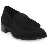 S.piero Mokasini BLACK FLAT RUBBER Črna | Shoptok.si