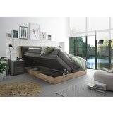 Livetastic POSTELJA BOXSPRING 180 cm x 200 cm , les, tekstil, leseni material antracit | Shoptok.si