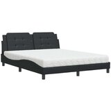  Krevet s madracem crni 160 x 200 cm od umjetne kože | shoptok.hr