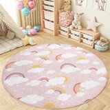 Mila Home Ružičasti periv dječji tepih ø120 cm Rainbow World – | shoptok.hr