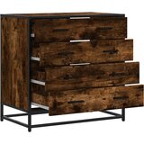  Ormar s ladicama dimljeni hrast 70x41x70 cm konstruirano drvo | shoptok.hr