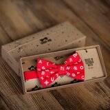 TIED UP Leptir mašna ćirilica crvena | Eponuda.com