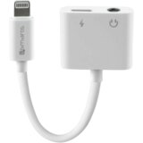 4SMARTS LIGHTNING SPLITTER ADAPTER NA LIGHTNING + 3,5 MM AUX, (5000303870) | Shoptok.si