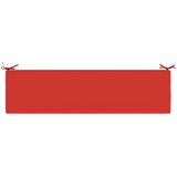  Jastučić za klupu SOEST 100% poliester Crvena 150 x 40 x 8 cm Slike