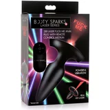 Booty Sparks Laser Fuck Me Medium Anal Plug with Remote Control Black