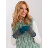 Wool Fashion Italia Gloves-AT-RK-2310.93-Turquoise | shoptok.hr