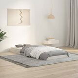 Maison Chic Posteljni okvir - Enojna postelja - Postelja za odrasle bel 75x190 cm trdna borovina-J9963, (21775893) | Shoptok.si