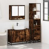  3-dijelni set kupaonskog namještaja boja hrasta drveni | shoptok.hr