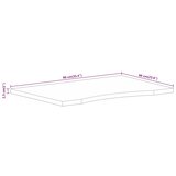  Ploča za radni stol zaobljena 90x60x2,5 cm od drva manga | Eponuda.ba