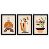 Vavien Artwork Komplet 3 slik v črnem okvirju Modern, 35 x 45 cm Cene
