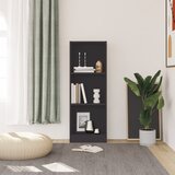 Ormarić za knjige s 3 razine sivi 40x24x109cm konstruirano drvo | Eponuda.ba