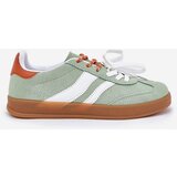 Boto Low Women's Sneakers With Double Lacing Green Ventus | Shoptok.si